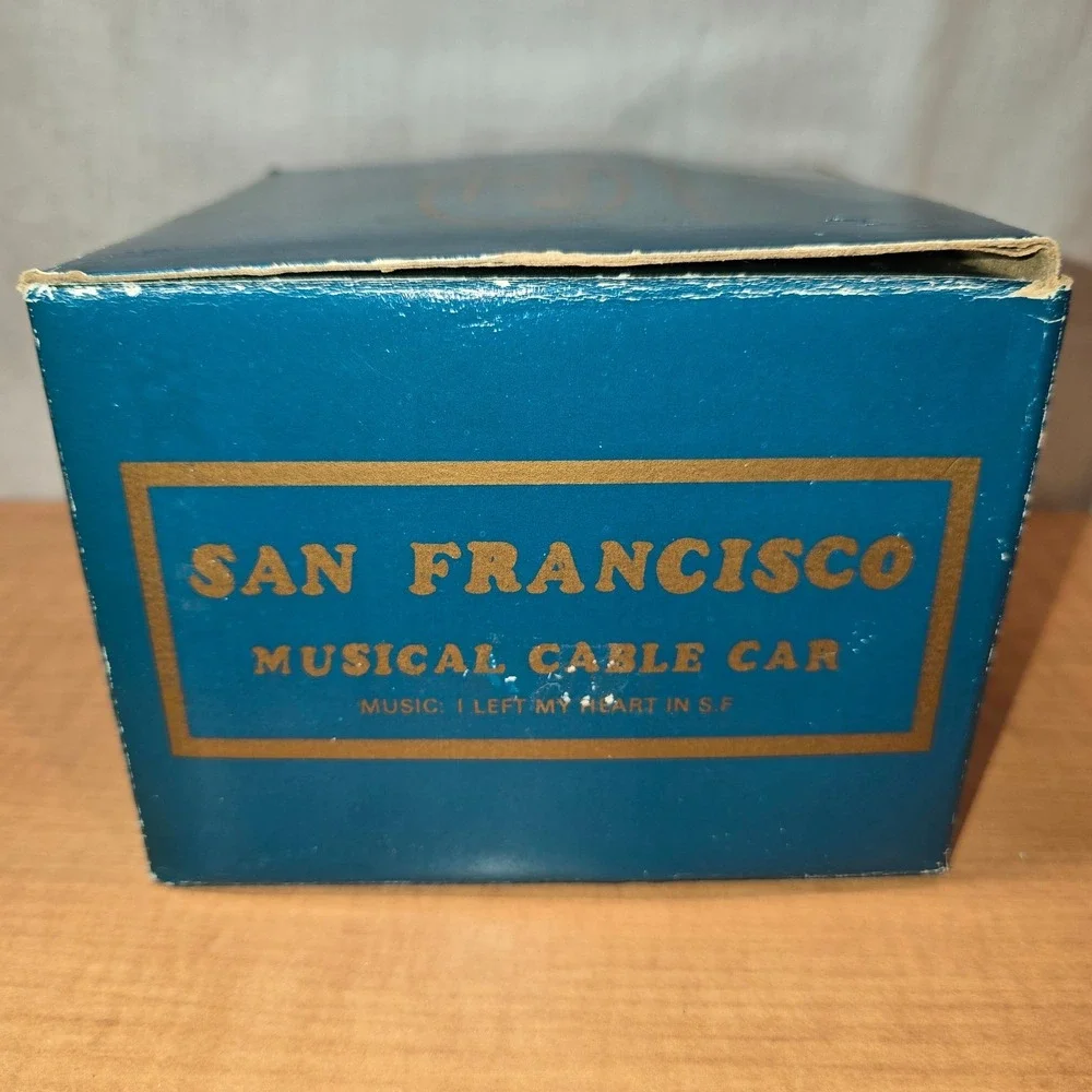 San Francisco Musical Cable Car Vintage I LEFT MY HEART IN‎ SAN FRANCISCO